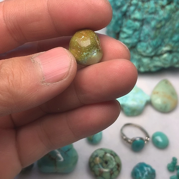 绿松石未镶嵌吊坠(不含链)