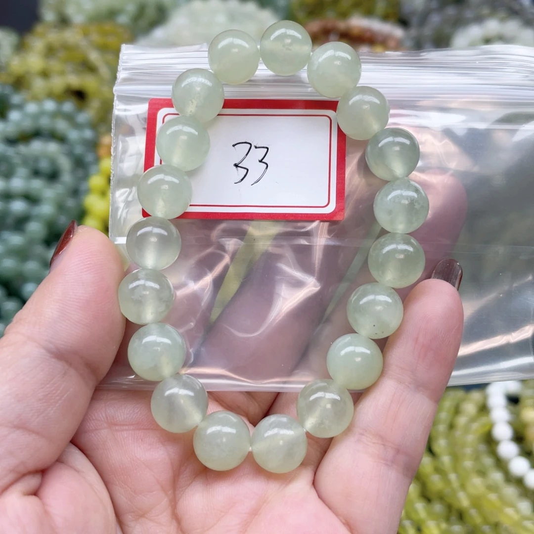 未镶嵌蛇纹石玉手串