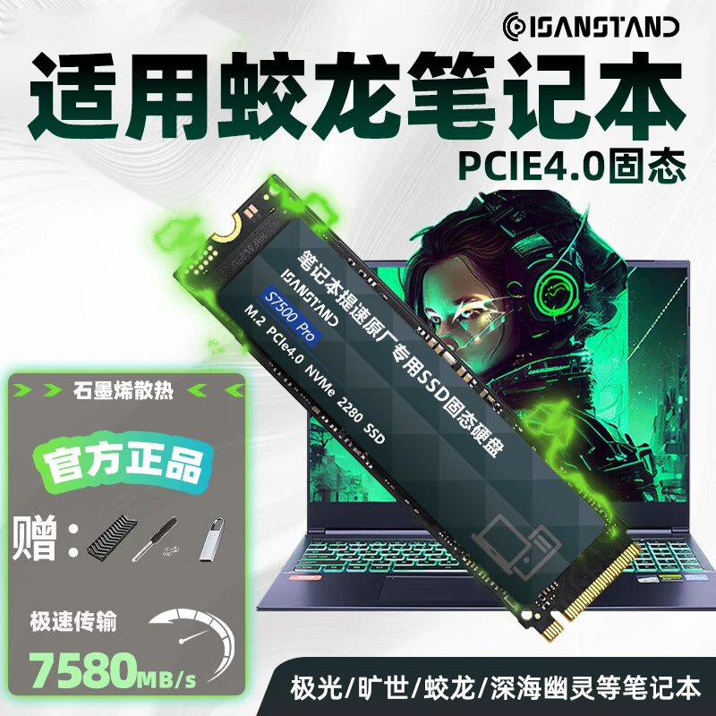 SanStand固态硬盘适用于机械革命蛟龙极光笔记本电脑扩展高速M.2