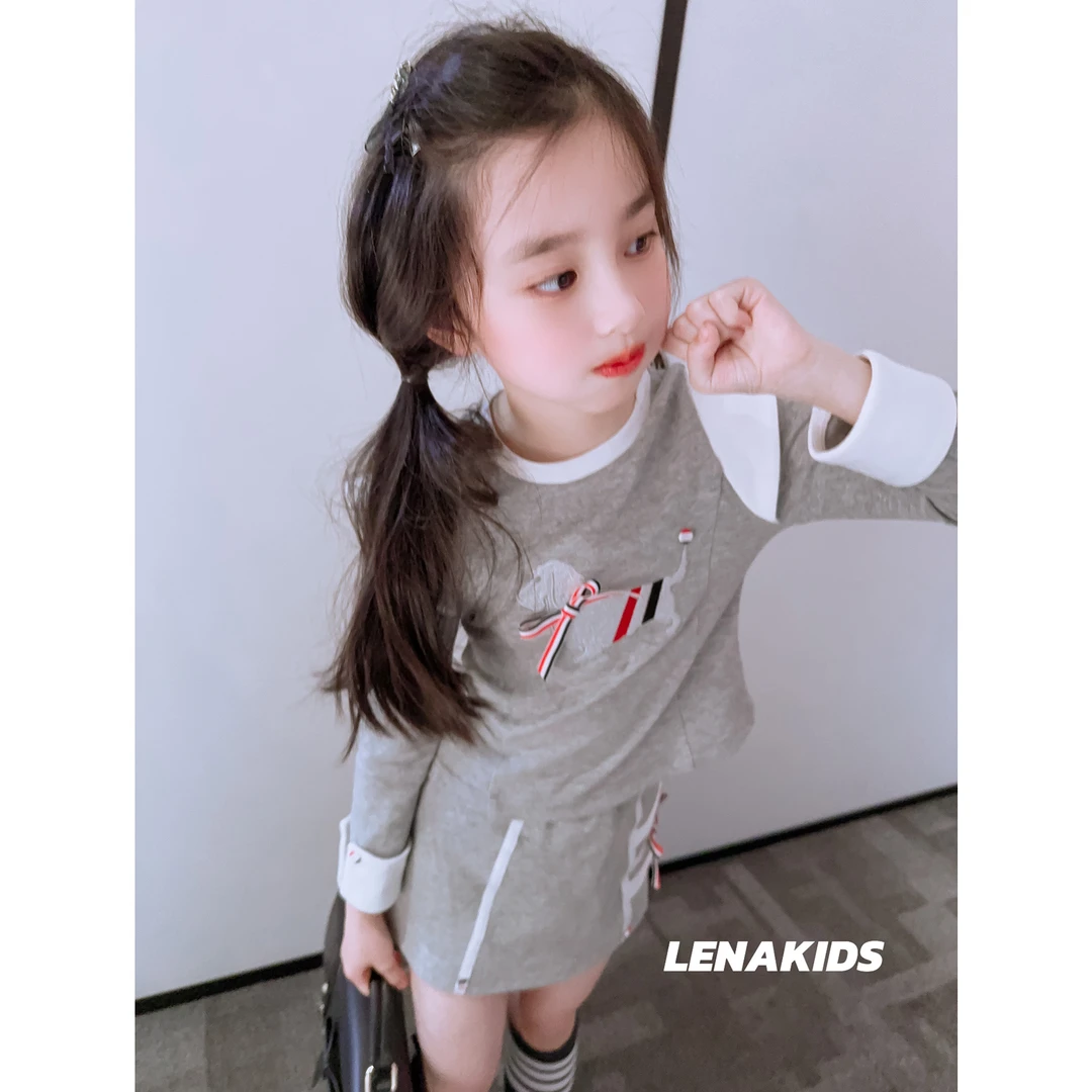 Lenakids【现货】【春上新·气质大牌风套装】高定气质女宝25022604