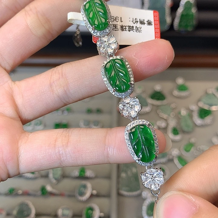 翡翠未镶嵌手链手链