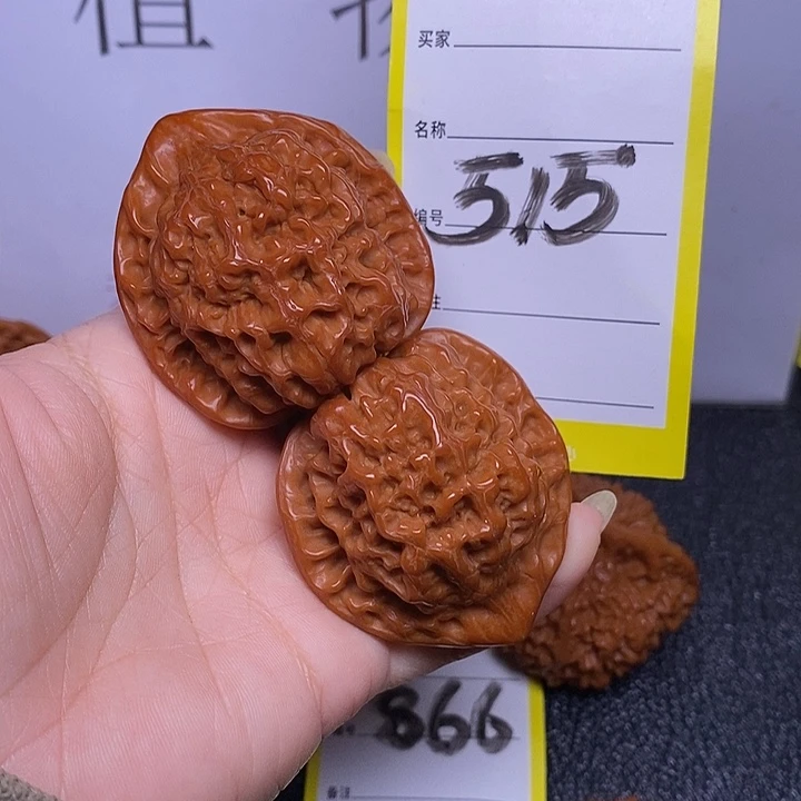 文玩核桃把件515/45官帽练手对