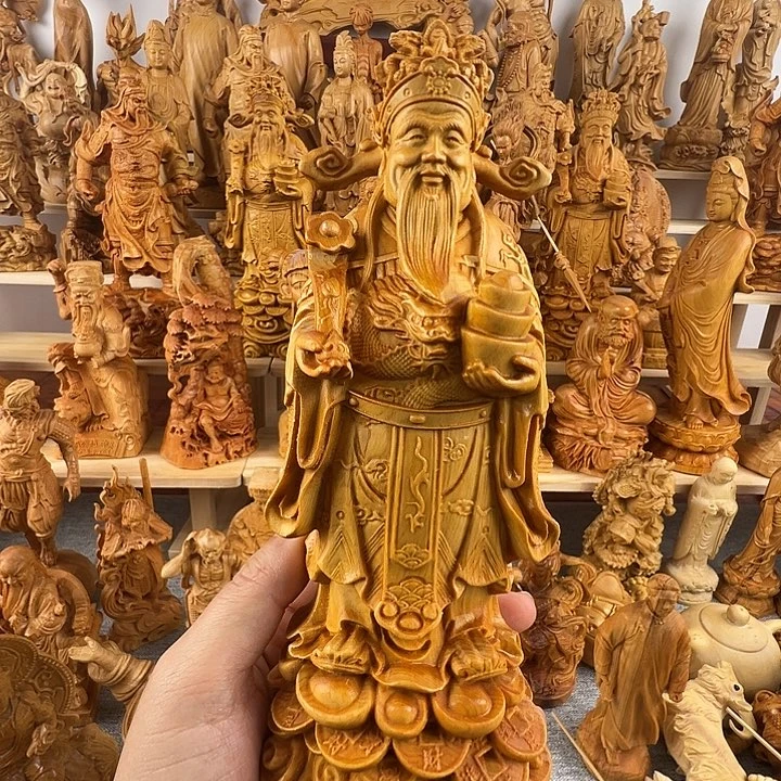 柏木（崖柏）大*子财神爷全品