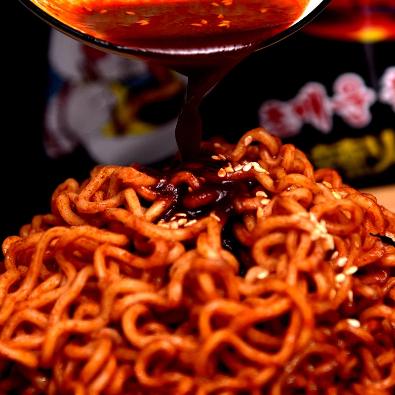 【火鸡面*9包】韩式火鸡面整箱国产方便面袋装辣拌面速食夜宵香辣