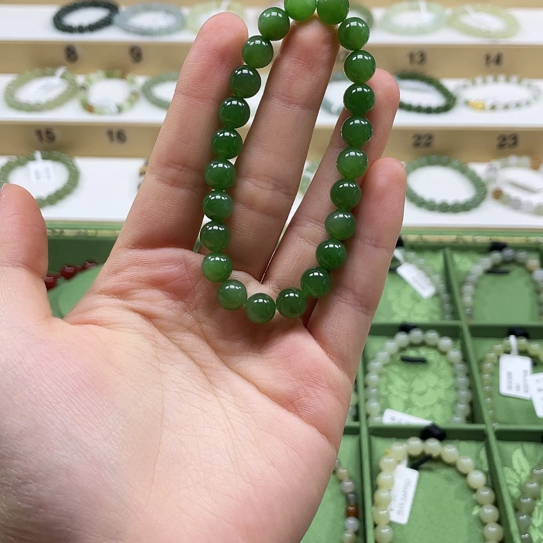 时****和田玉未镶嵌手链