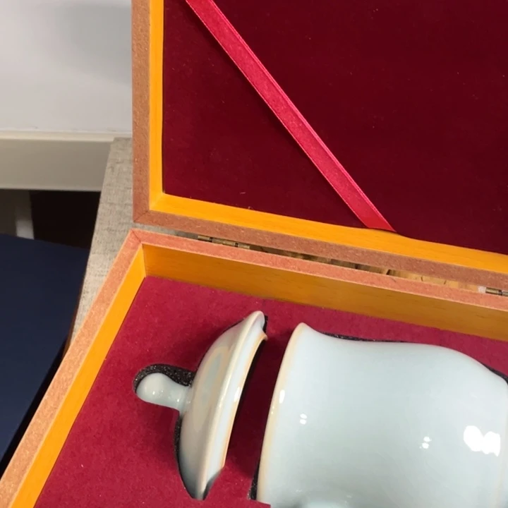 虎*哥汝州原矿釉全品天青杯子