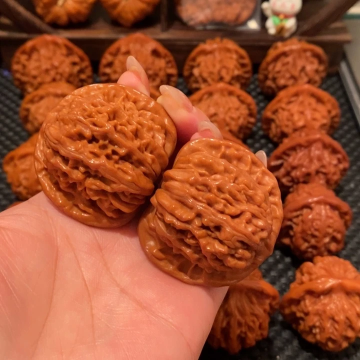 明***哲文玩核桃把件精品四座楼1412