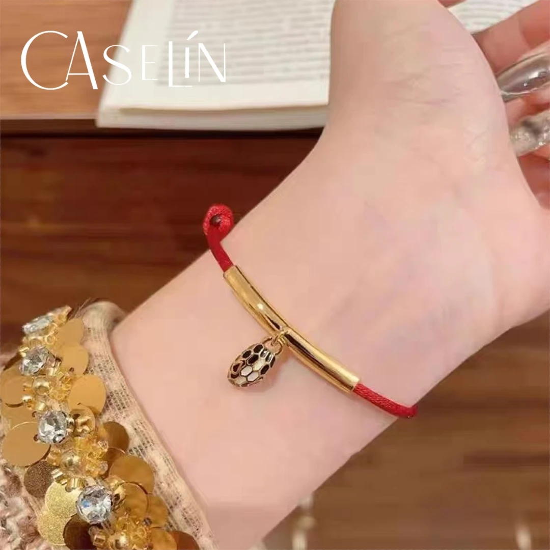 OF意【蛇年限定】设计师款灵蛇红绳手链~1183