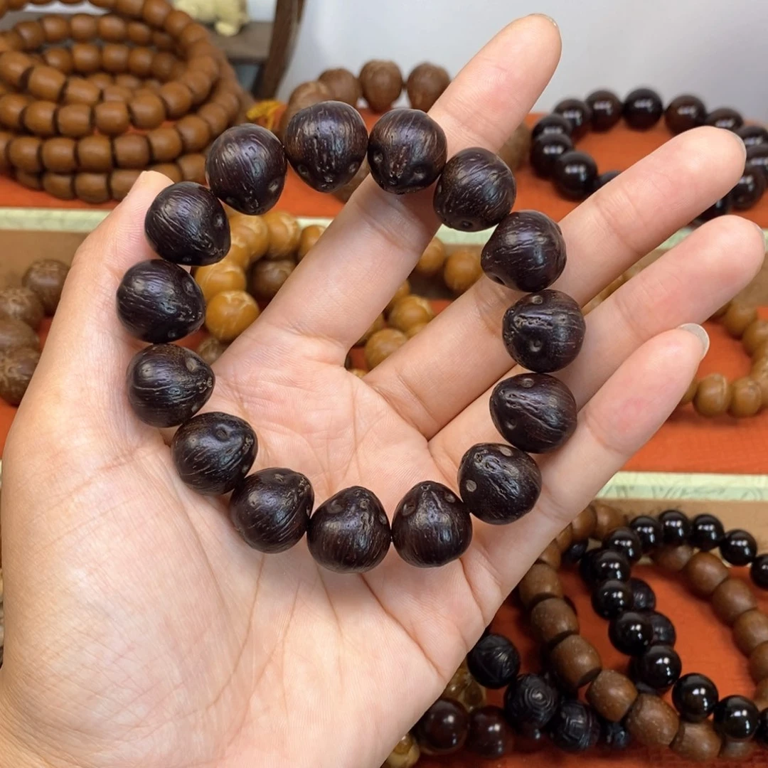 紫金鼠手串15紫皮飞碟