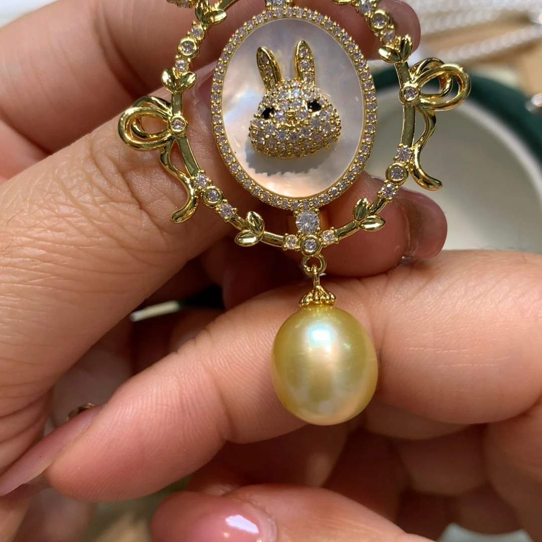 海水珍珠胸饰未镶嵌