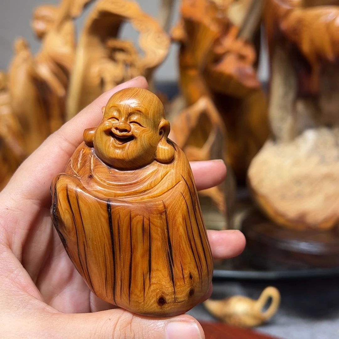 柏木崖柏木手把件摆件