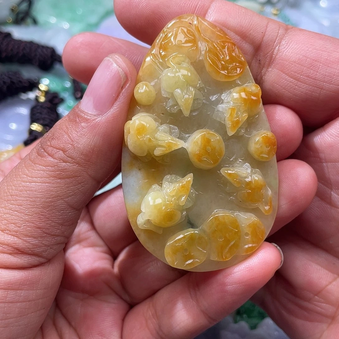 颈饰未镶嵌翡翠翡玉缘翡翠