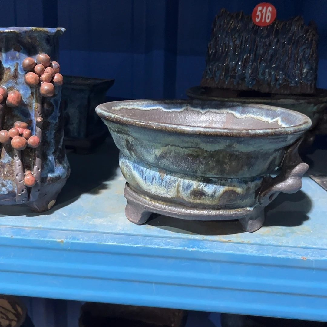 微瑕7 号陶然花器手工花盆