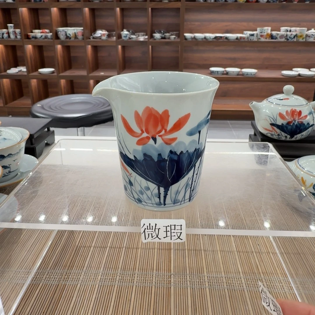 釉下彩纯手绘微瑕