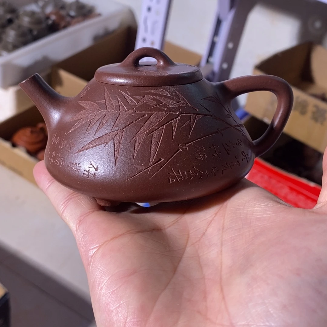 天***新茶壶紫砂原矿宜兴紫砂茶壶