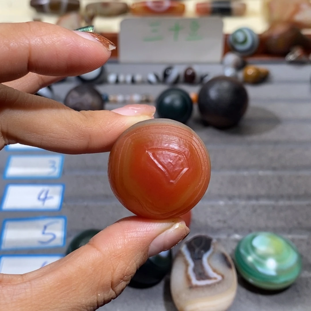 N***～玛瑙/玉髓合金颈饰