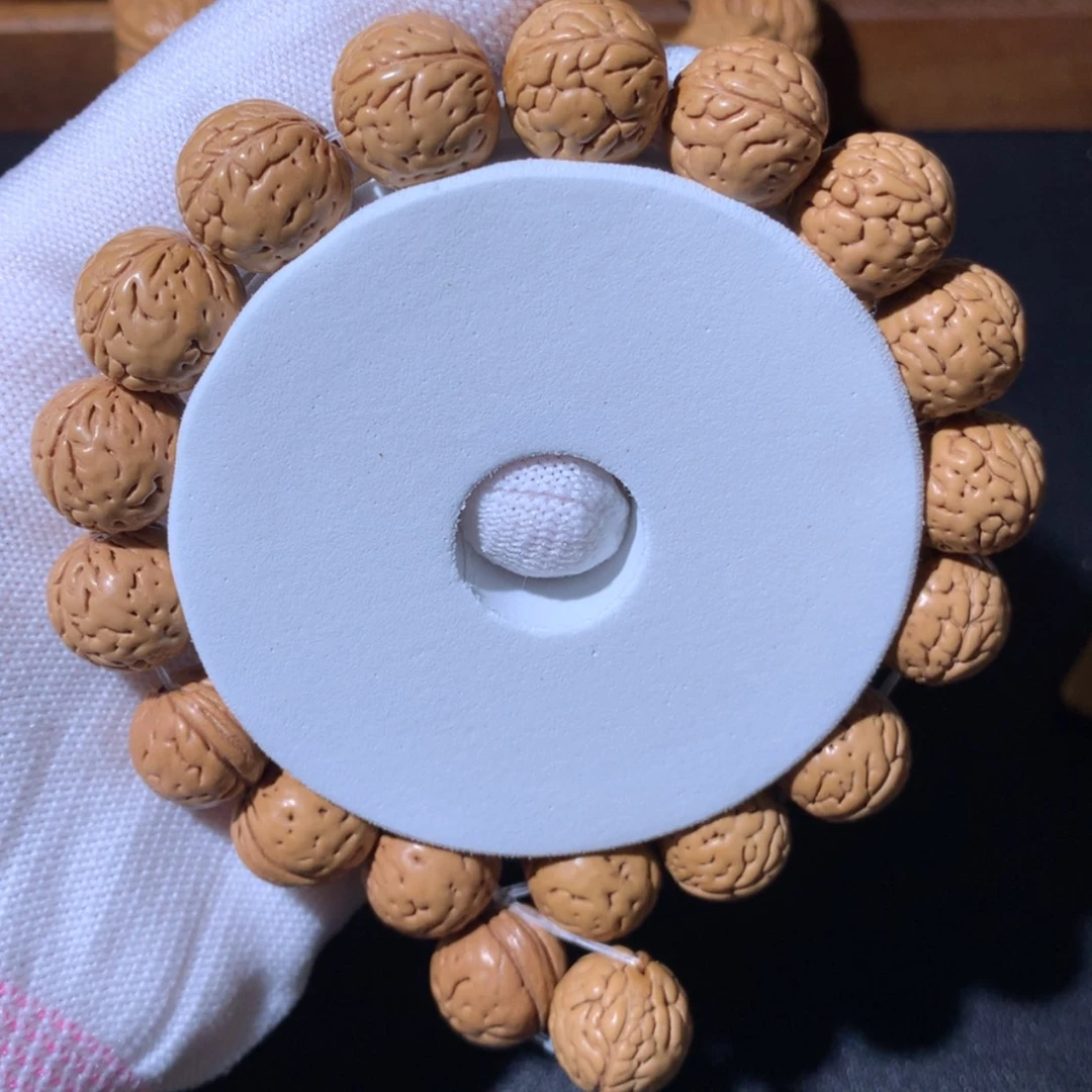 【闪购商品】桃核手串麦穗一道筋14野生