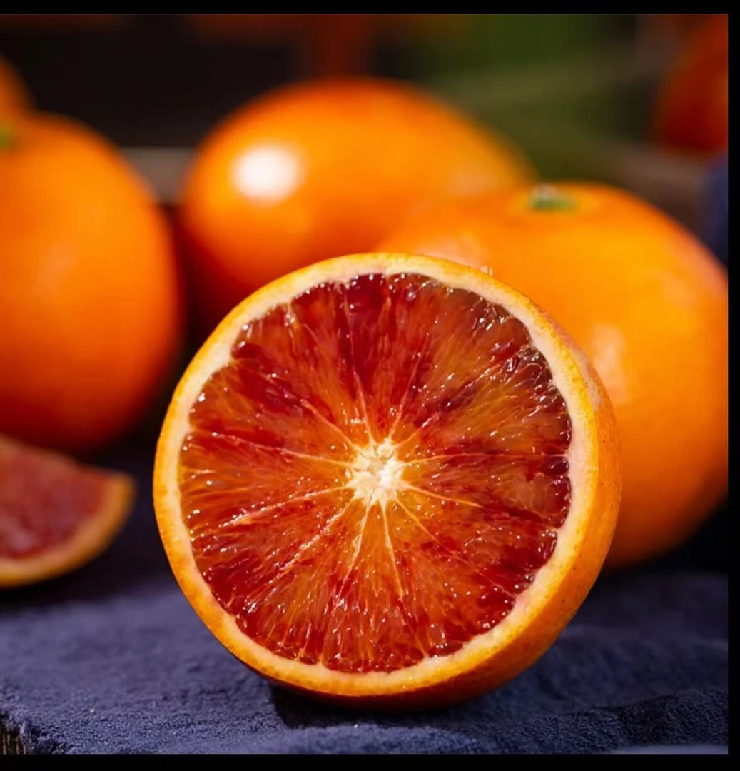 【带箱9-10斤】产地直发四川资中玫瑰血橙现摘现发多汁香甜可口