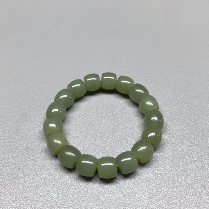 和田玉手串未镶嵌非*