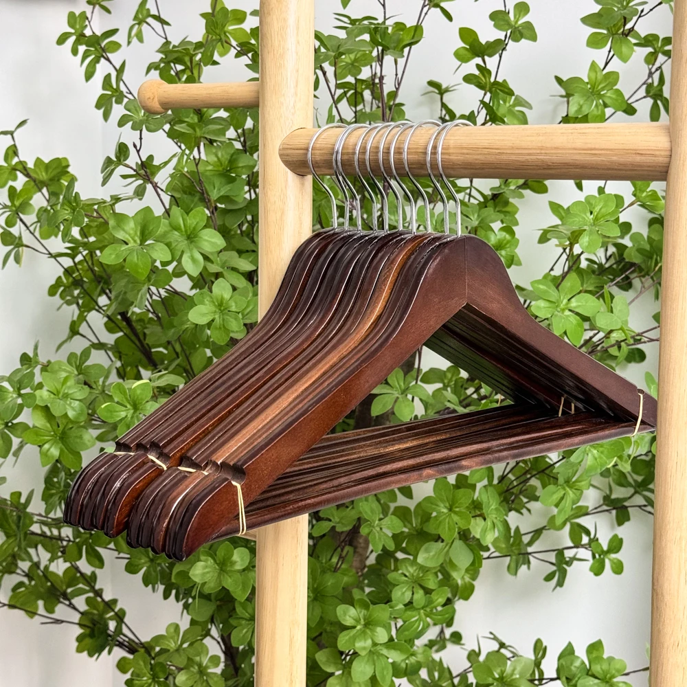 实木木质衣架实木衣架挂衣衣柜衣服撑家用挂钩衣撑木制晾衣架