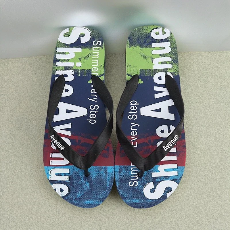 情侣时尚沙滩鞋男士拖鞋人字拖爆款男生防滑夏季潮流痞帅夹脚潮款