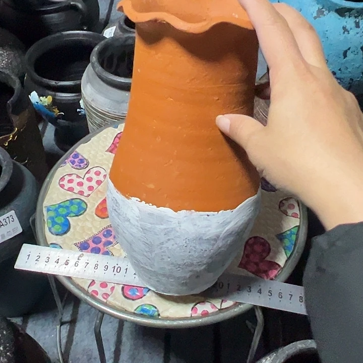 拼色花边高24口12默认打孔