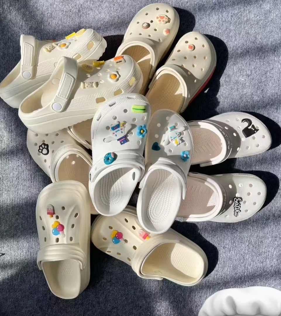 新款夏季男女洞洞鞋 EVA防滑防臭 （微瑕疵，直播链接）