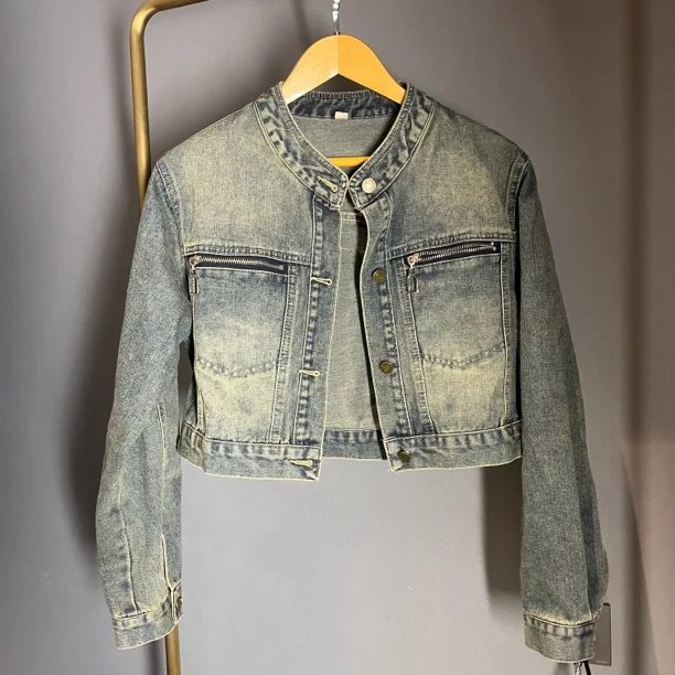 25139短款牛仔外套