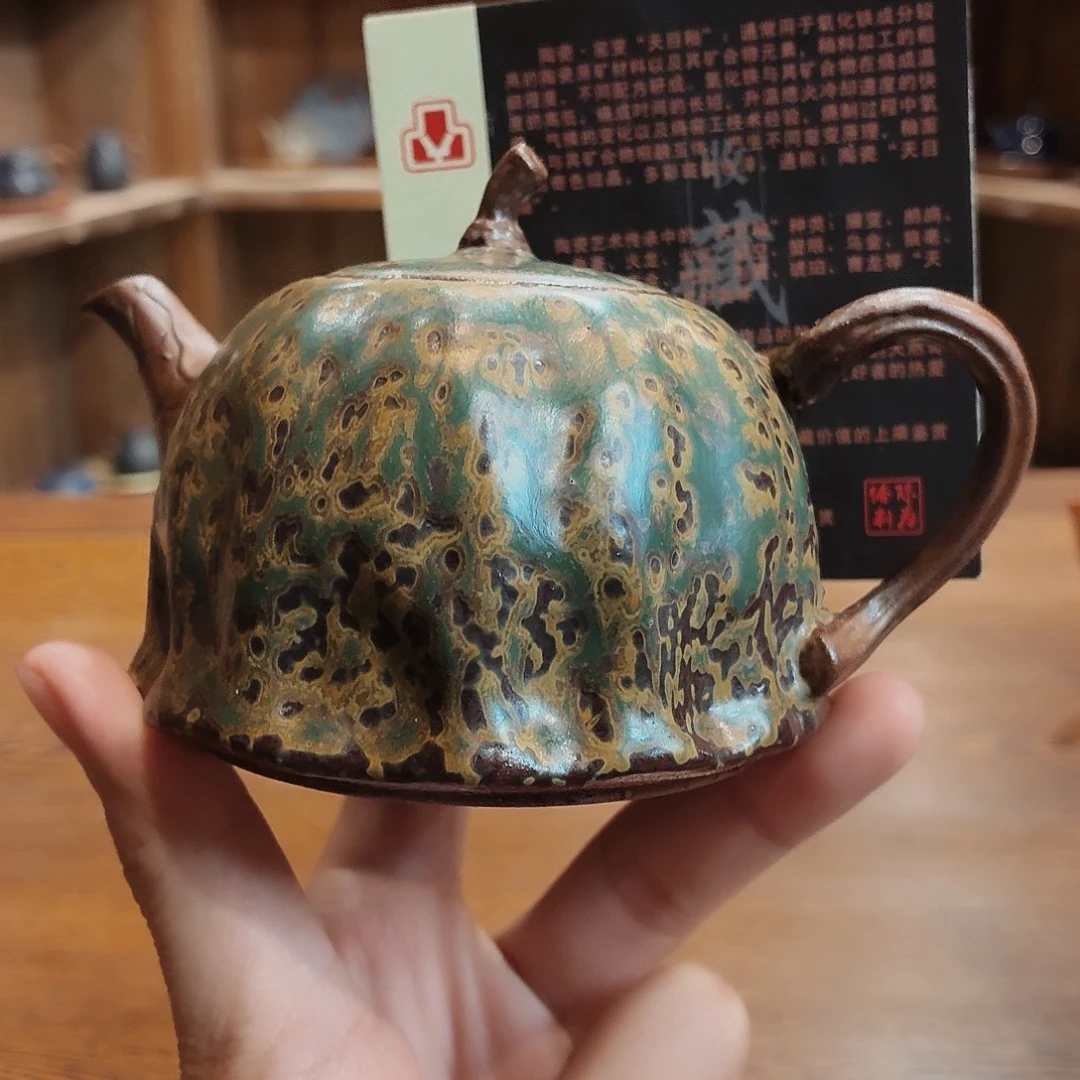 柴烧老岩泥高温茶器皿