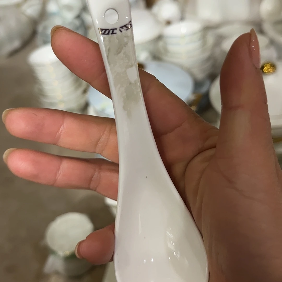 瓷片海岸小勺十个微瑕