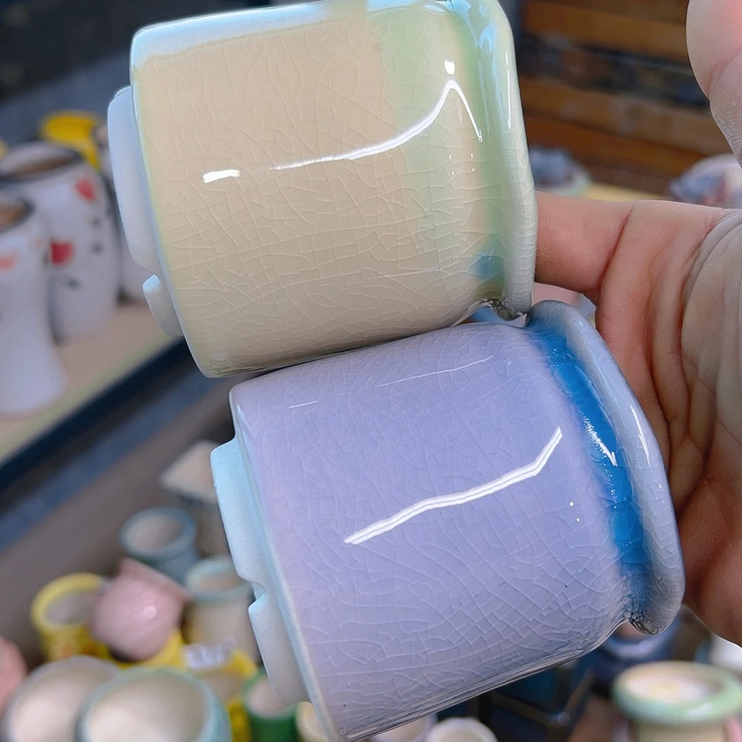 红陶陶瓷花盆当场满12包邮