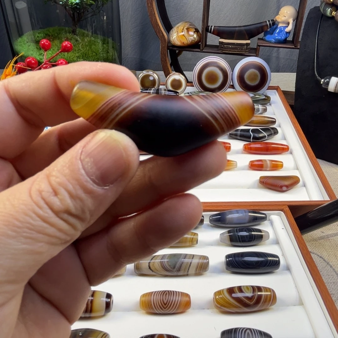 胖***猫玛瑙/玉髓未镶嵌珠宝半成品