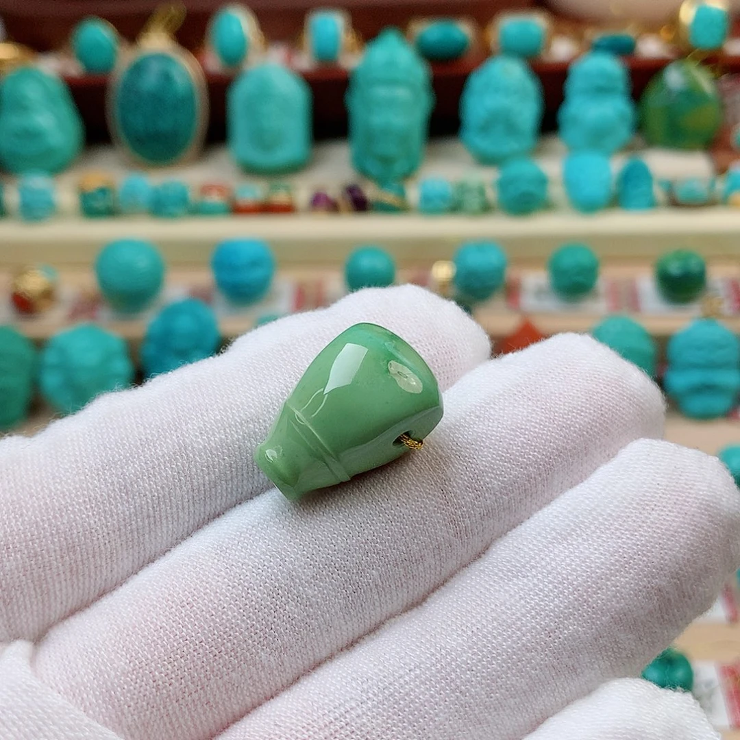 未镶嵌绿松石珠宝半成品