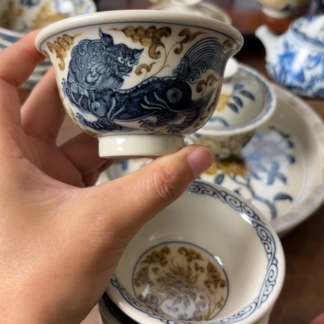 摆件景德镇手绘茶器