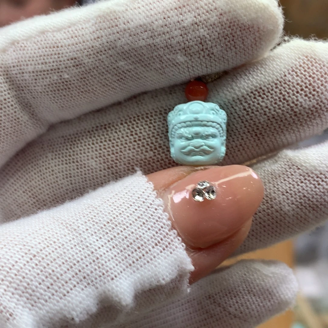 绿松石未镶嵌挂件