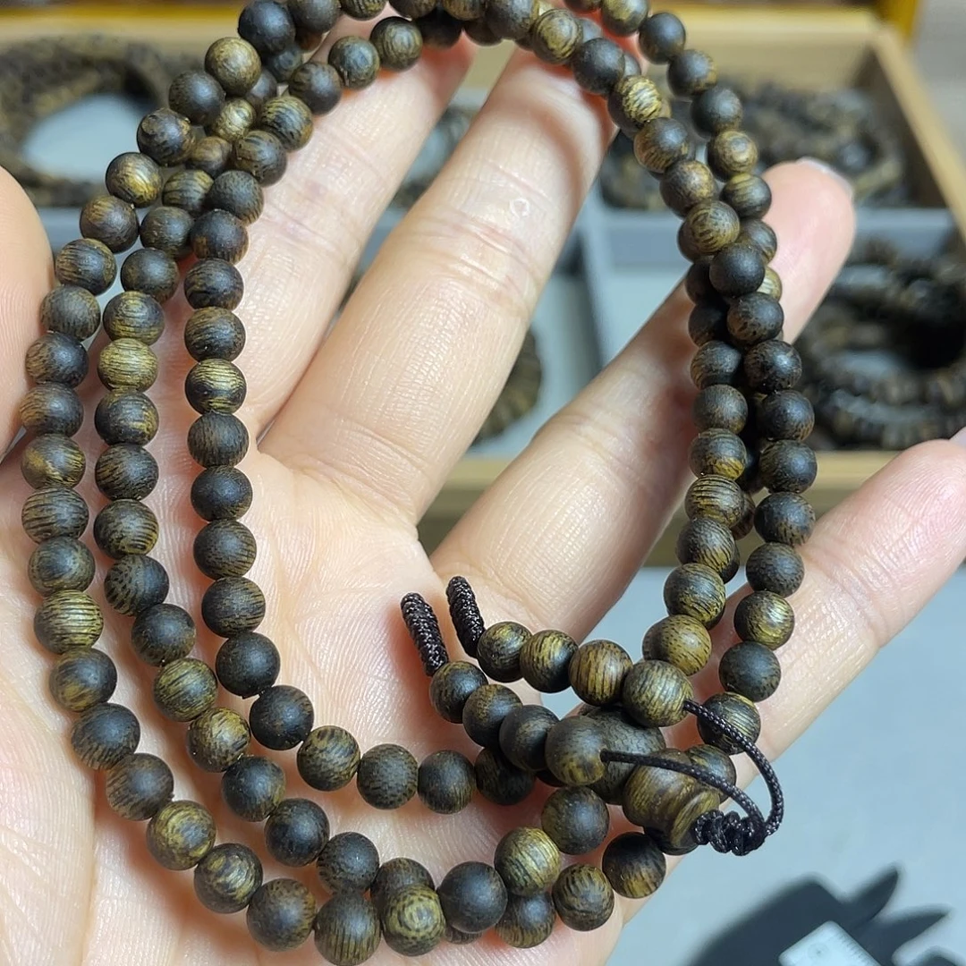 沉香碎屑沉香棋楠沉香老料多圈5mm花香韵