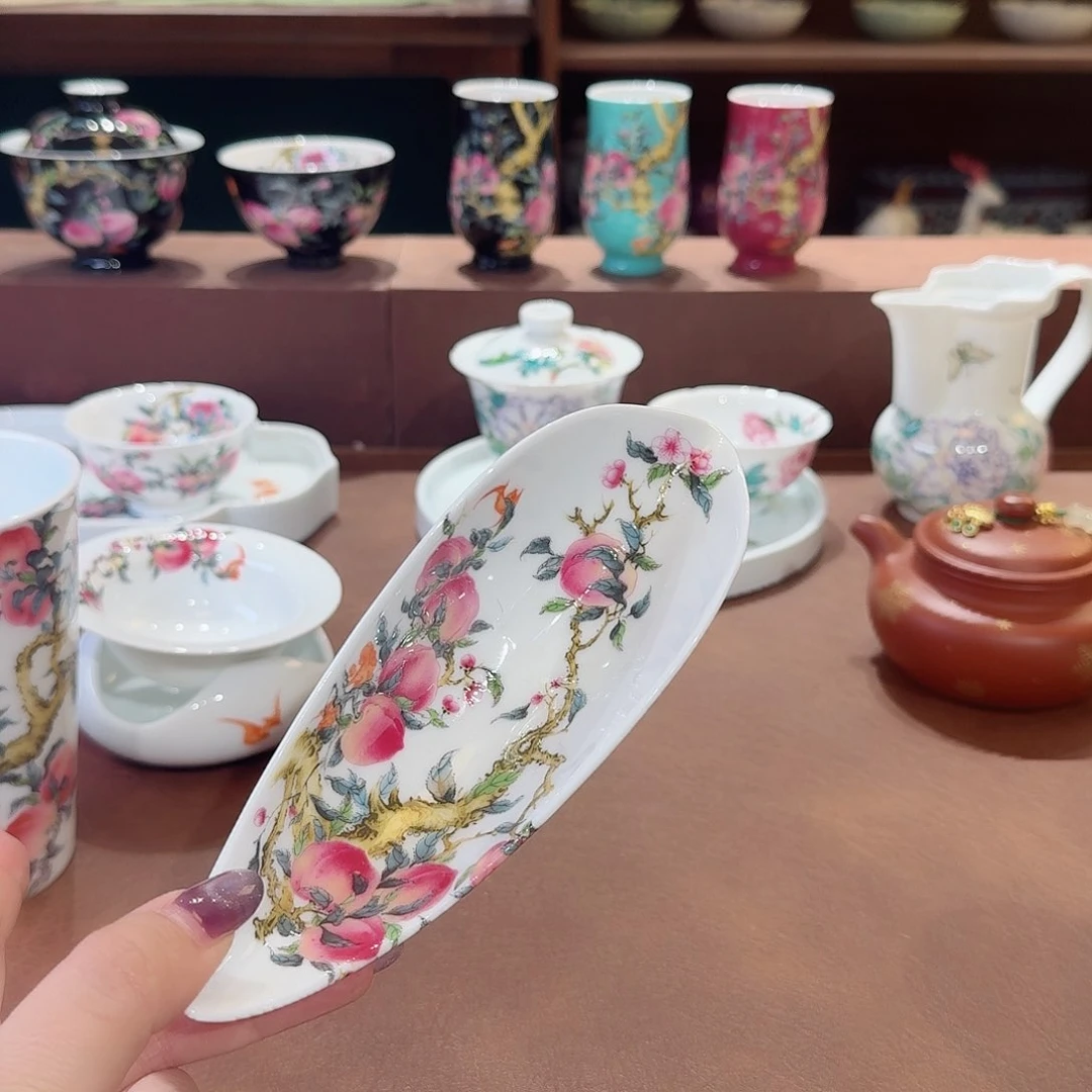 珐琅彩主人杯茶具套装