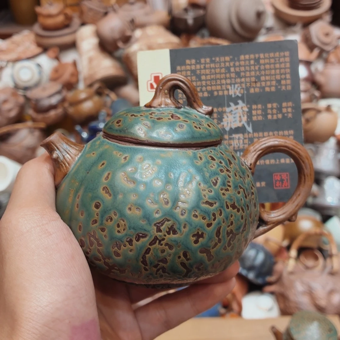 柴烧老岩泥高温茶器皿
