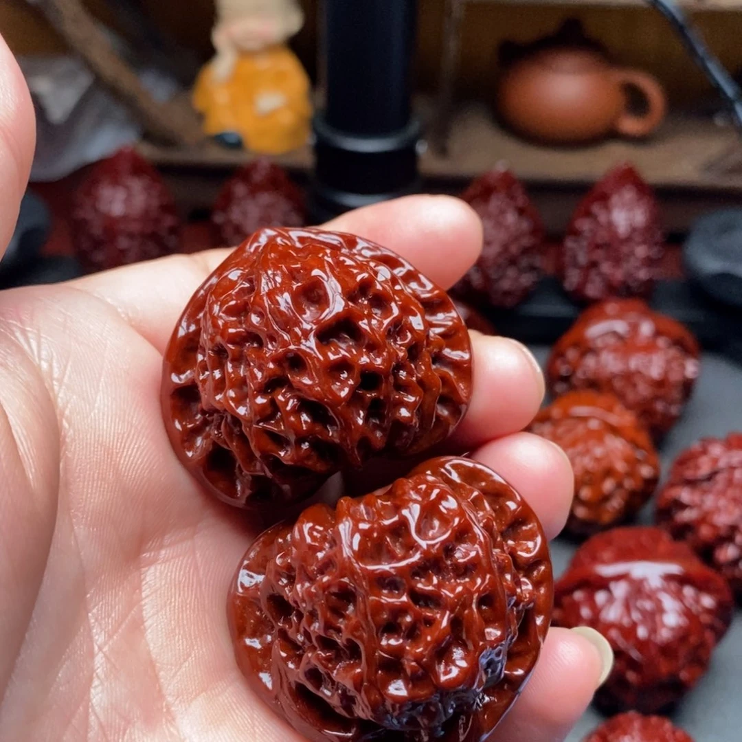 吊坠文玩核桃40宫灯