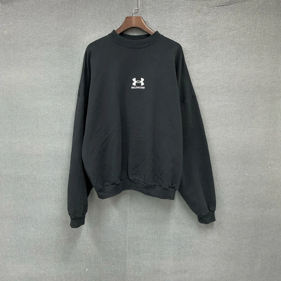 未使用 Balenciaga/巴黎世家 安德玛联名圆领卫衣 全新1码/3022