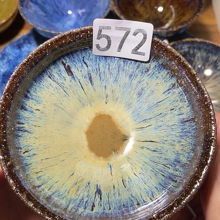茶盏龙窑柴烧柴烧落灰