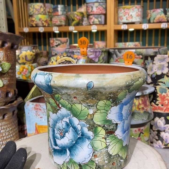 红陶景德镇艺术手绘作品