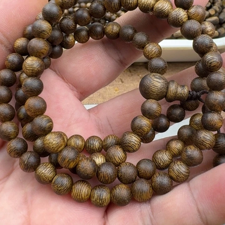 兰***K沉香手串张勺子手串12克加