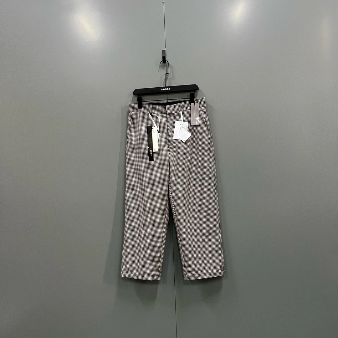未使用 DIOR/迪奥 715  017691 迪奥 小格子满印长裤 46码