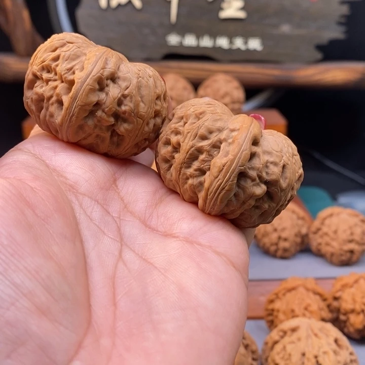 文玩核桃把件44平谷元宝