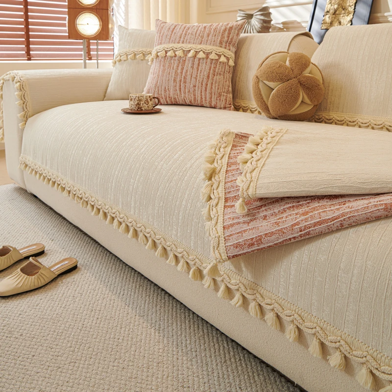 2025年新款沙发垫四季通用固定防滑坐垫皮沙发专用轻奢高级感盖布