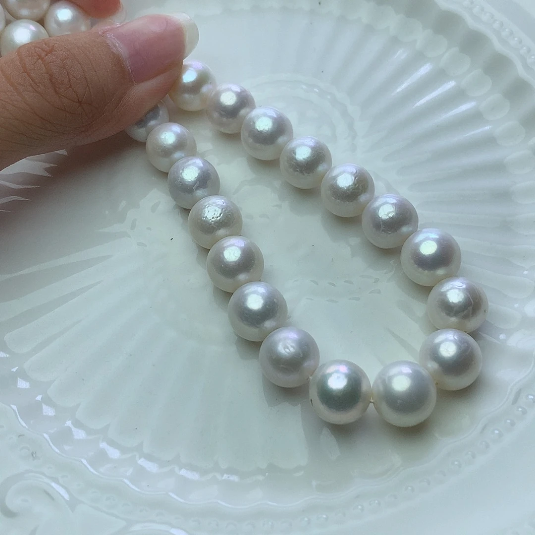 未镶嵌淡水珍珠10-mm怡*w48做一条手链