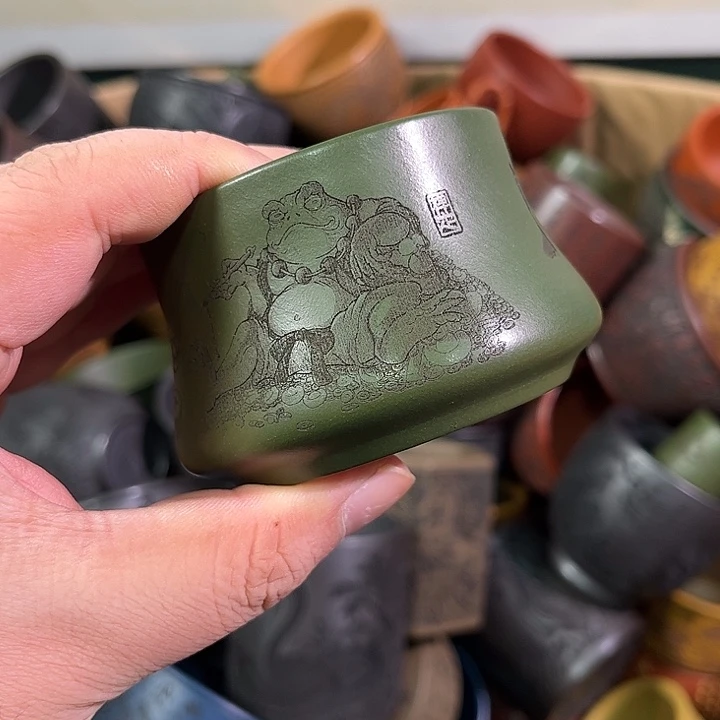 茶杯紫砂全手工紫砂主人杯