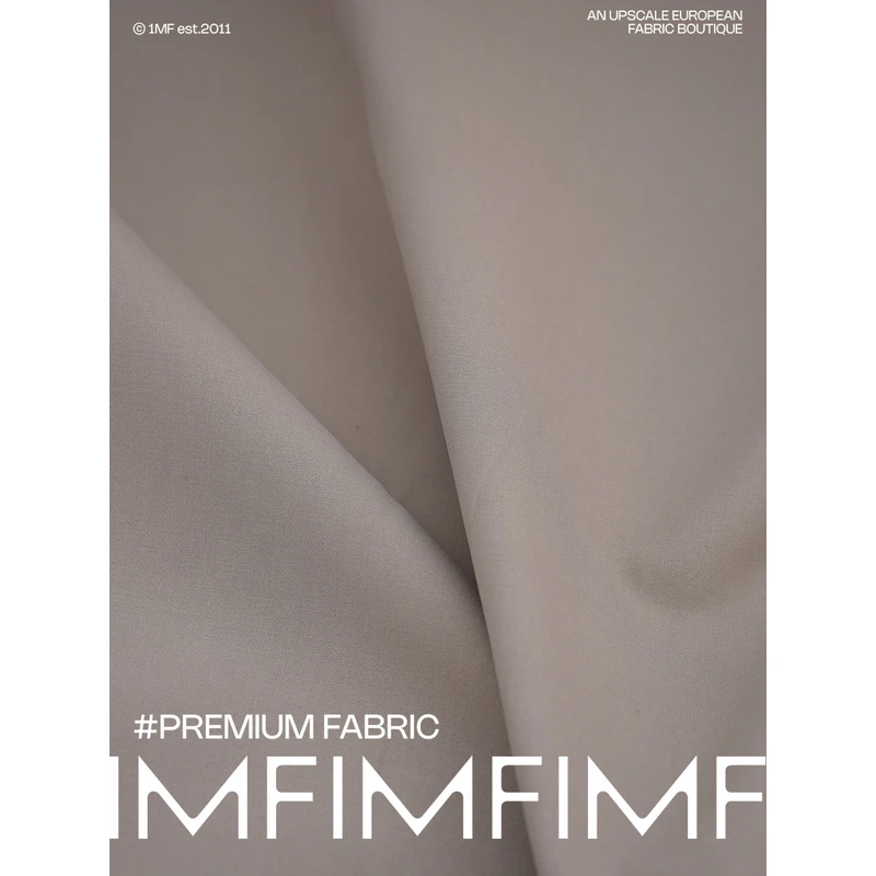 意大利进口现货 LP CO棉质卡其色面料宽145CM 396G/M