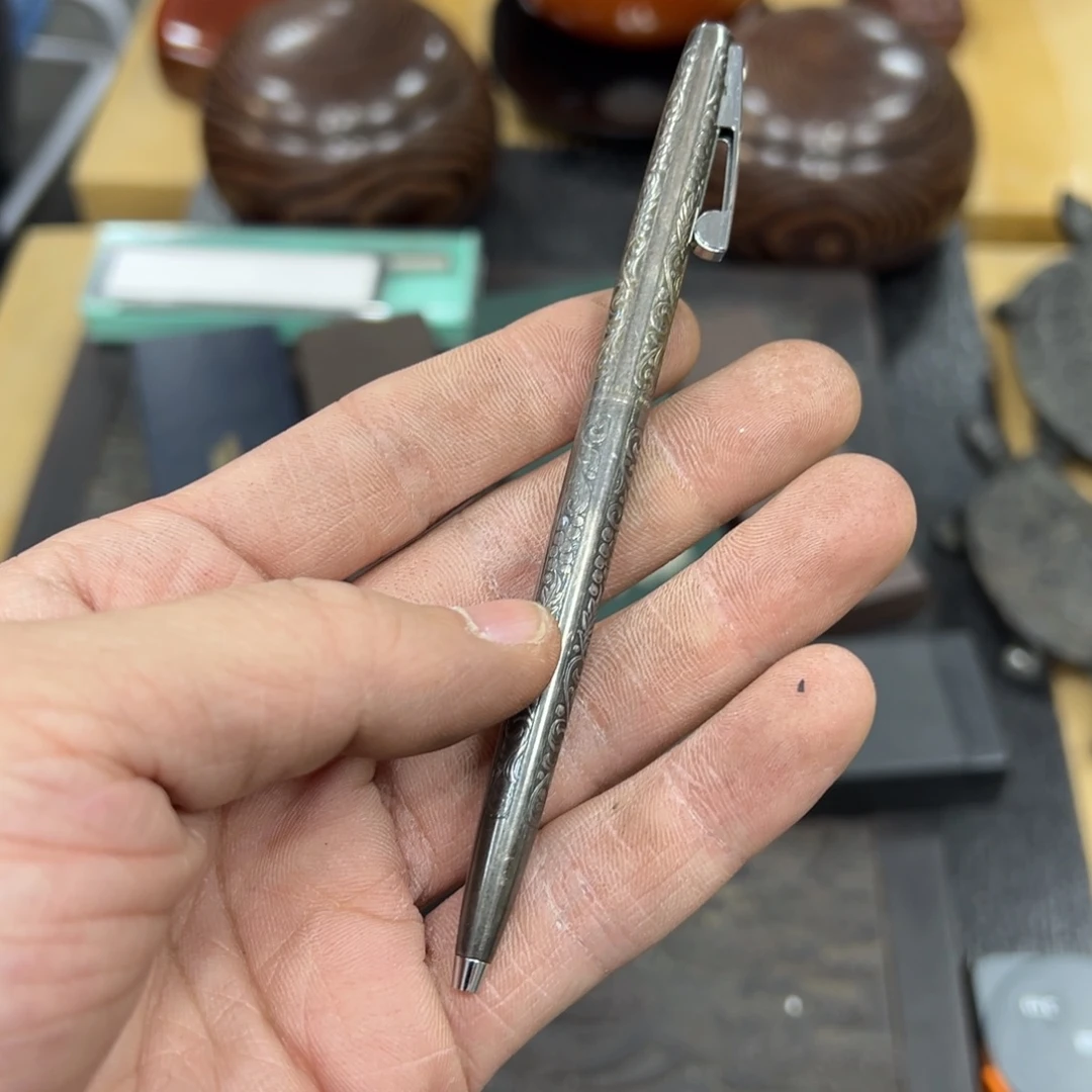 银日本中古工艺品摆件